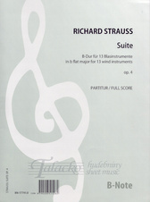 Suite in B-flat major op. 4 - partitura